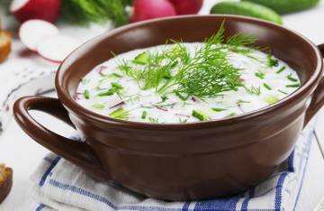 Πολίτικη Γιαουρτόσουπα με ρύζι